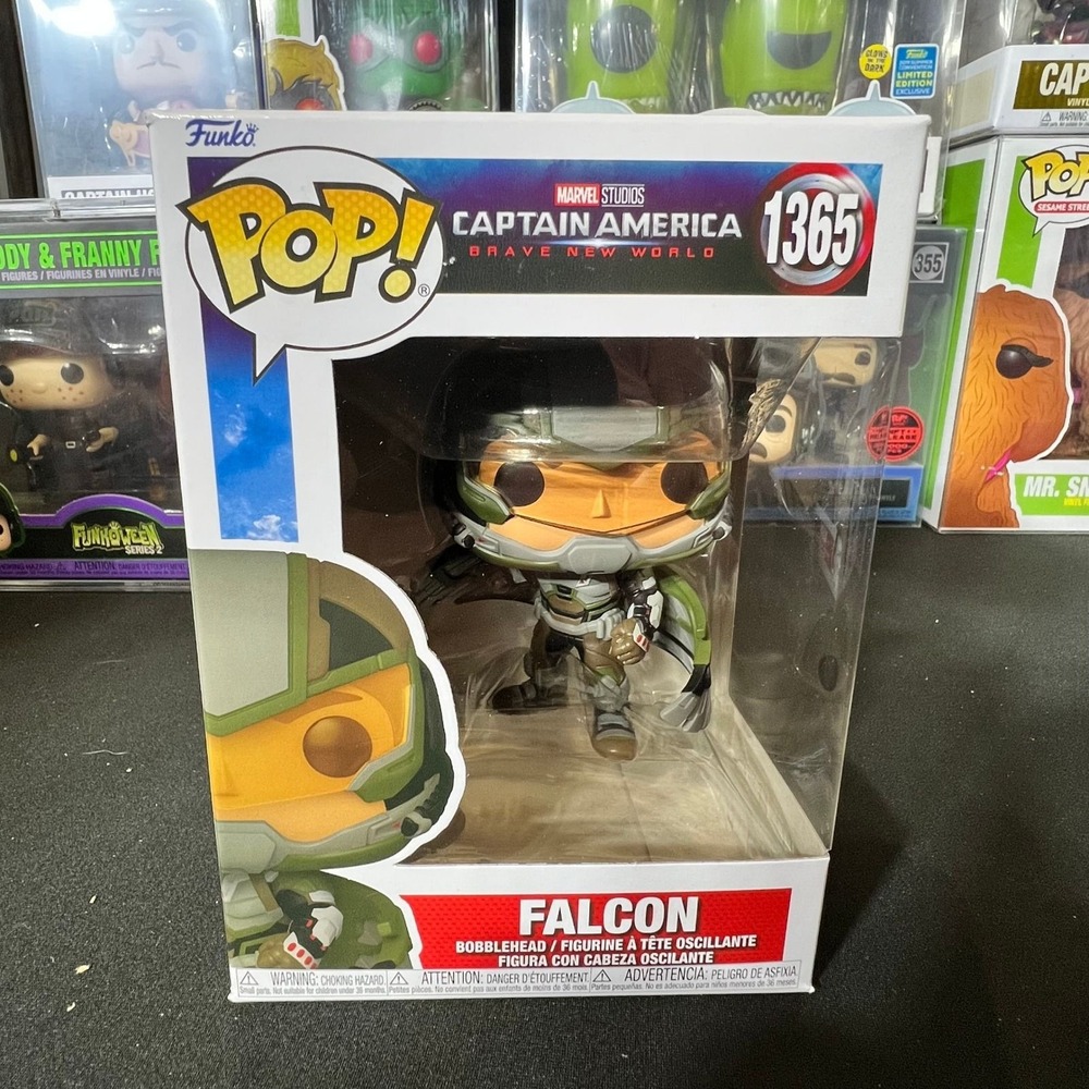 Funko Pop Marvel Captain America Brave New World Falcon 1365 Vinyl Bobblehead